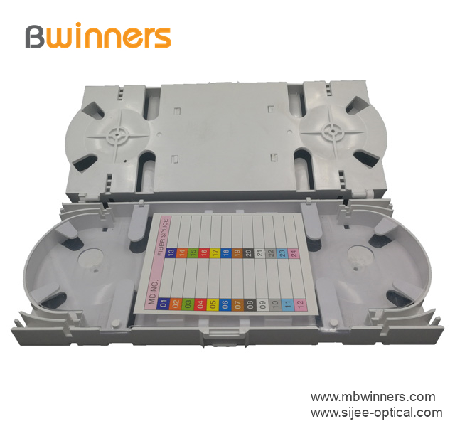 Plateau d'épissure de fibre optique FTTH FTTH Fiber Optic Splice Tray