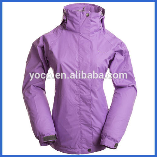 Waterproof women winter rain coat