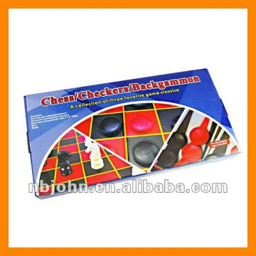 3 in1 Chess/Checkers/Backgammon