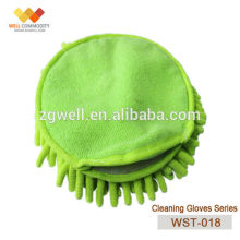 Microfiber car cleaning glove washing mitt