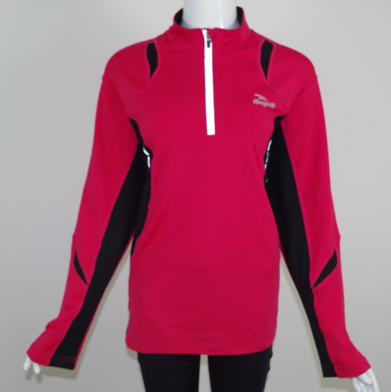 Womens Cycling Bike Running Thermo Half Zipper Top