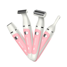EASTO Customizable Hair Removal Set: Painless Waterproof Eyebrow Trimmers and Body Shavers for Women