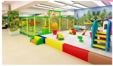 Soft Indoor Preschool Playground Equipment Naughty Palace For Shopping Mall