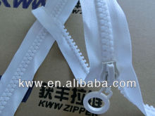 10# plastic zipper with 2-way O/E