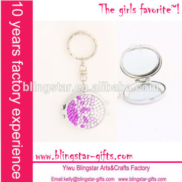 Fashion digital photo frame keychain, mirror keychain,crystal keychain