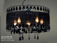 Decoration fabric pendant lightings with crystal
