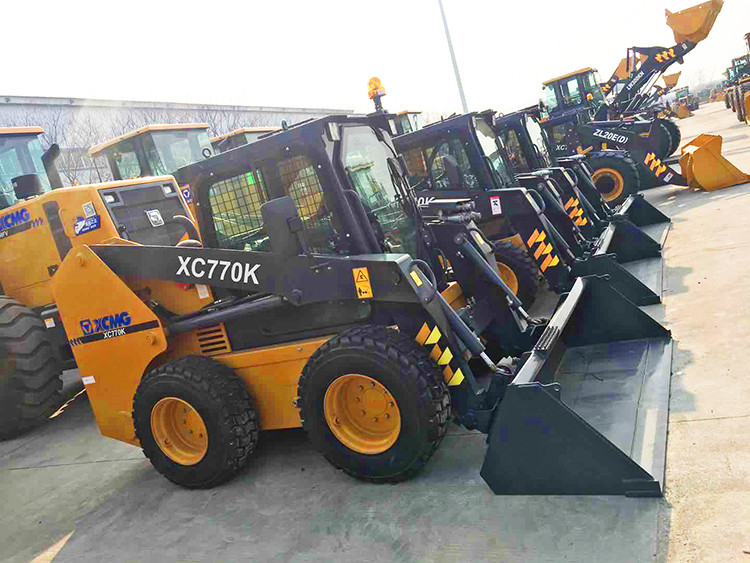 XCMG Resmi XC750K Skid Steer Loader untuk dijual