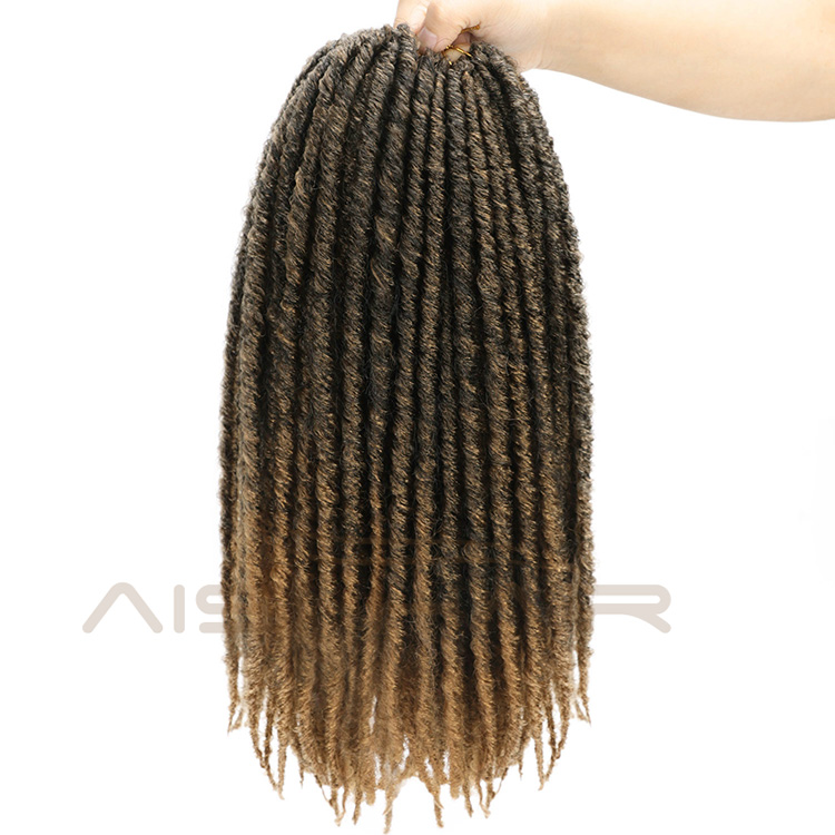 Aisi Hair 20Inch Goddess Crochet Braids Hair Extensions 16Inch Faux Locs 20 Strands Afro Braiding Hairpieces for Black Women