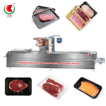 Meat Thermoforming Vacuum Skin Packaging Machine