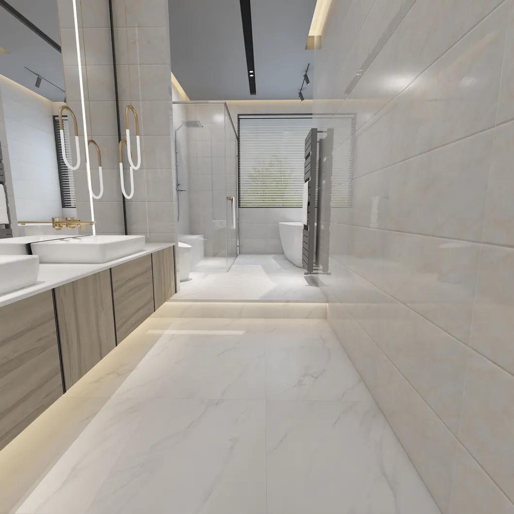 Interior Wall Exquisitely Made Heat Insulation Bathroom Tiles Designs