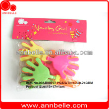 13x6cm Hand clapper 6pcs birthday party glitter happy birthday