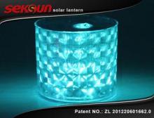 round Remote Control Inflatable Solar Lantern with Waterpro