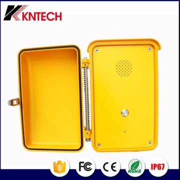 2017 Industrial Telephone Auto-Dial Security Telephone Knsp-04 with Mini Microphone