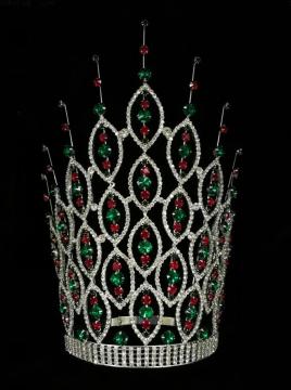 12 Inch Rhinestone Pageant Miss World Crown