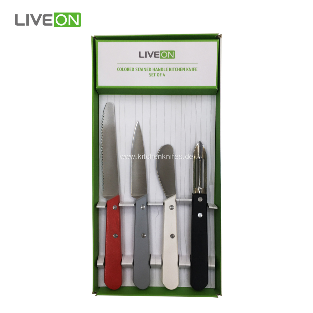 4 pcs Cheaper kitchen Paring Knife