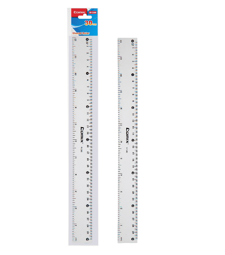 12 inch 30cm clear plastic ruler drawing ruler engineer glazed scale ruler