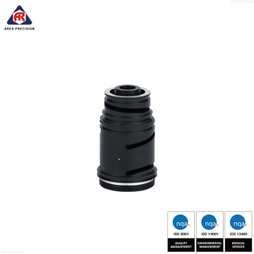 Black anodized aluminum - CNC machining-Medical Industry