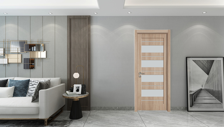 China Factory OEM Interior MDF Pvc Material Door