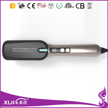 Wholesale Ce Certificated hair straightening brush electric straightening hair brush and comb