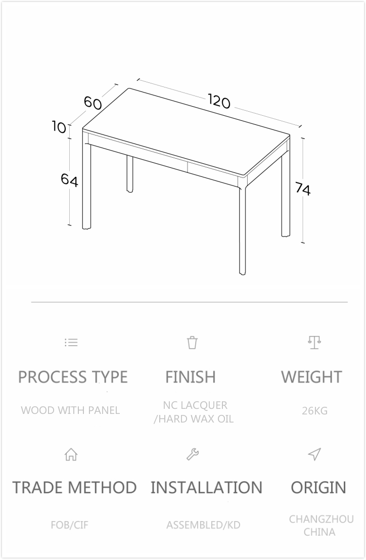 LEVEL WRITING TABLE