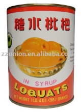 Loquats in syrup
