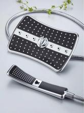 spray shower head 6 inch 4 function high pressure chrome shower head