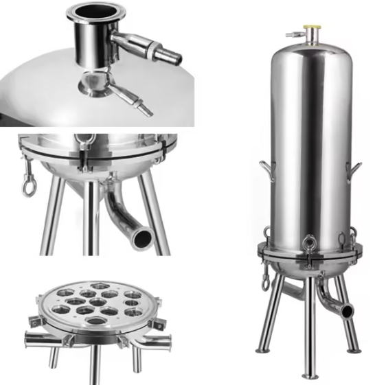 Yüksek Akış Paslanmaz Çelik Filtre Muhafazası highflow stainless steel filter housing