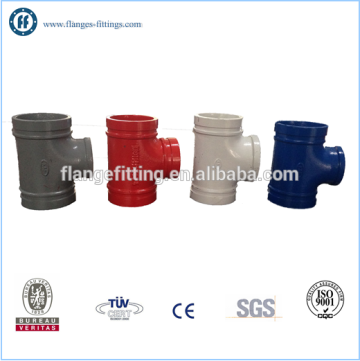 DI T type Tee grooved fittings