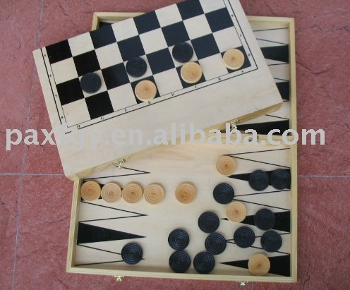 Backgammon set-chinese checker