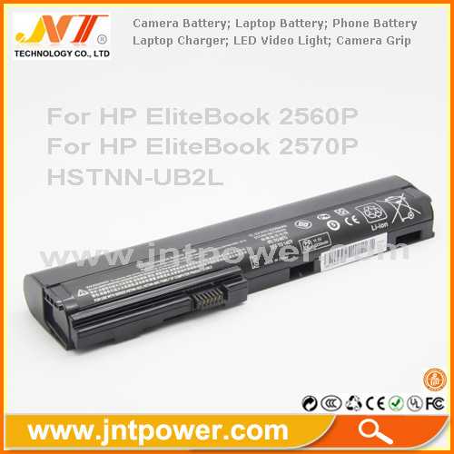 6 cel laptopbatterij voor Hp Elitebook 2560p 2570 p-serie 632015-542 632016-542 Qk644aa Qk645aa