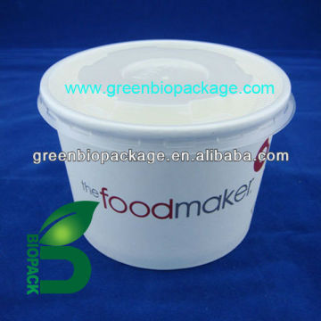 PLA coated eco-friendly paper soup bowls