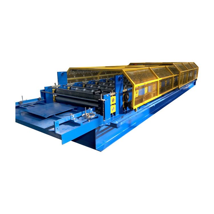 Automatic Step Press Metal aluminium glazed roofing tile Making roll forming machine