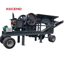 30-50 TPH Mobile Jaw Crushers for Gold Ore, Granite, and Limestone