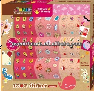 Snowman 3D Sticker/ Body Crystal Acrylic Sticker/ Pink Crystal Acrylic Sticker for Kids