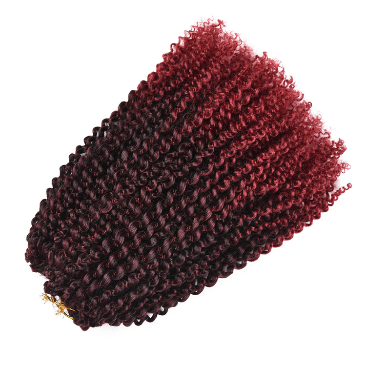 Itch Free Pre Looped Mali Bob Kinky Curly Crochet Synthetic Hair Extensions
