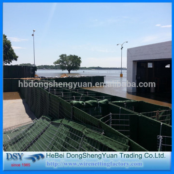 Military sand filled barrier Hesco container welded gabion box Hesco defense wall price for / Explosion Proof Hesco Barrier Wall