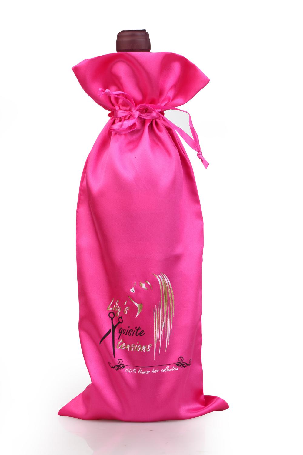 satin bag for wine