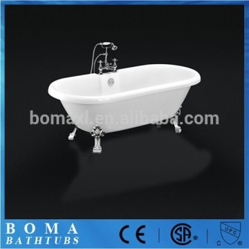 Stainless Large Deep Steel Bathtub