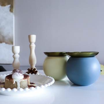 Wooden Incense Burner and Candle Holder