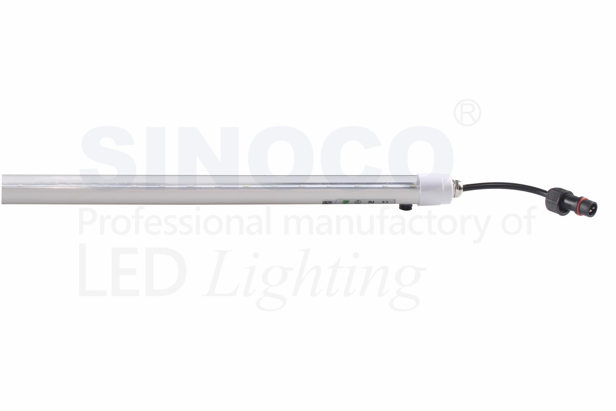 Ip66 waterproof 345nm red 450nm blue cob full spectrum transparent waterproof Tube t8 led grow lights