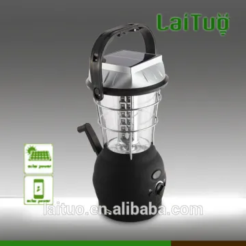 led lantern portable solar camping lamp with two forms of charging