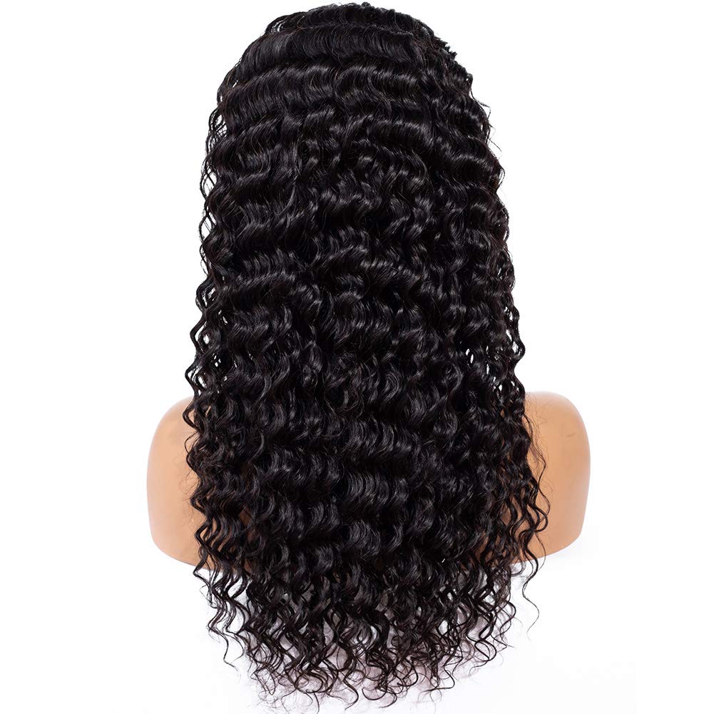 Lace Front Wigs For Black Women Pre Plucked With Baby Hair 150% Density 22 Inch Brazilian Remy Hair 13 x 4 Curly Human Hair Wigs