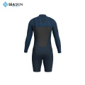 Seaskin Navy Color Neoprene Lengan Panjang Springsuit Wetsuit