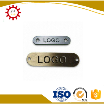 2016 New bag logo label metal