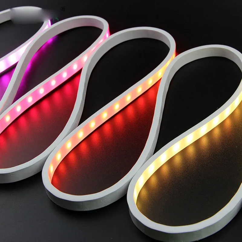 12*5mm 5V RGB LED Addressable Neon Flex Strips