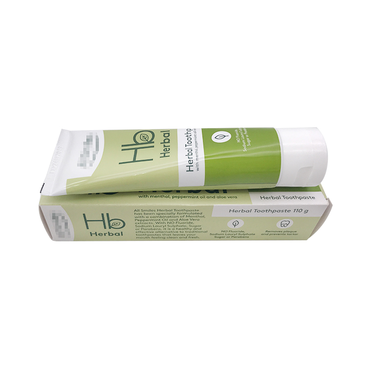110g Menthol peppermint oil aloe vera herbal toothpaste for adults