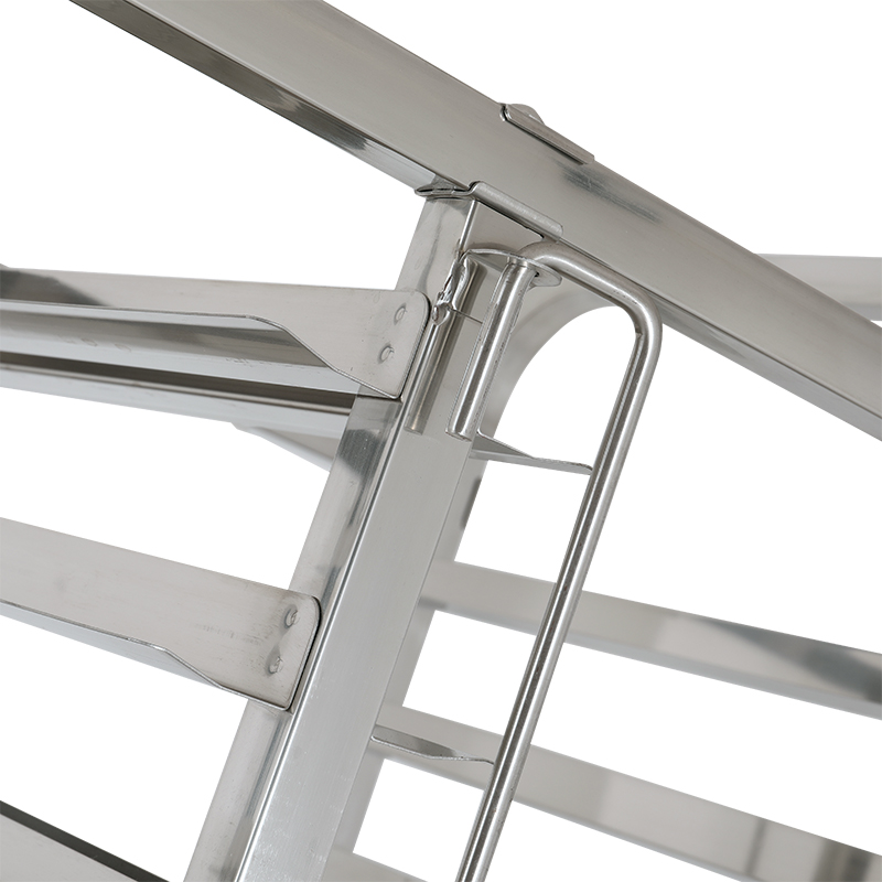 Stainless Steel Bread Trolley With Brakes