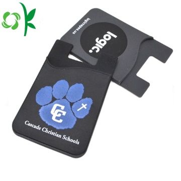 Custom Silicone Card Holder 3M Adhesive Card Sleeve