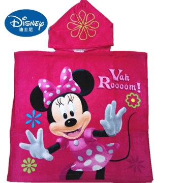 Disney Minnie Children Cotton Cartoon Bath Towel Frozen Elsa Anna Sophia Princess McQueen Beach Towel Baby Boy Girl Cloak towel