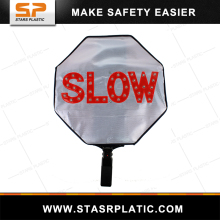 Hand hold STOP warning sign/Flash LED STOP Paddle